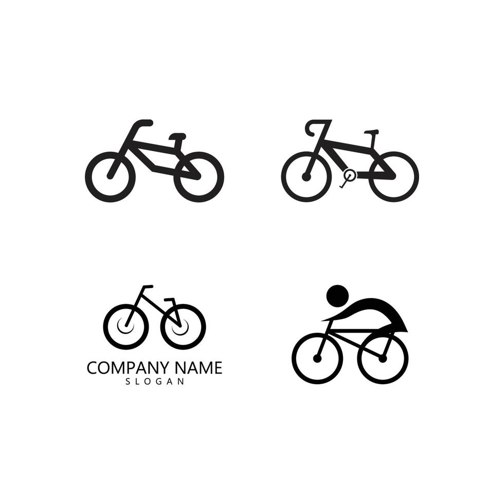 vector de plantilla de logotipo de bicicleta