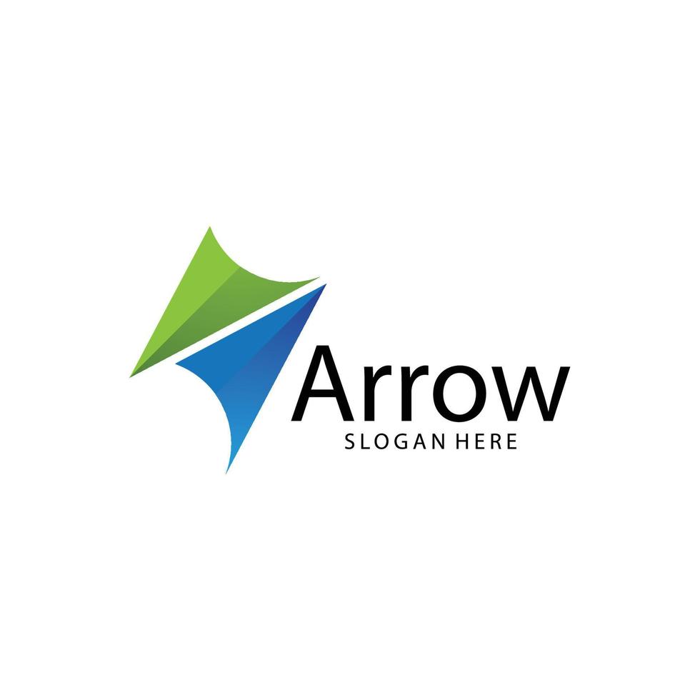 Arrow ilustration logo vector