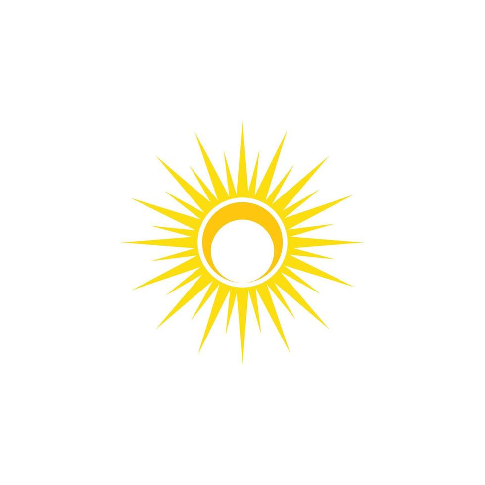 sun ilustration logo vector