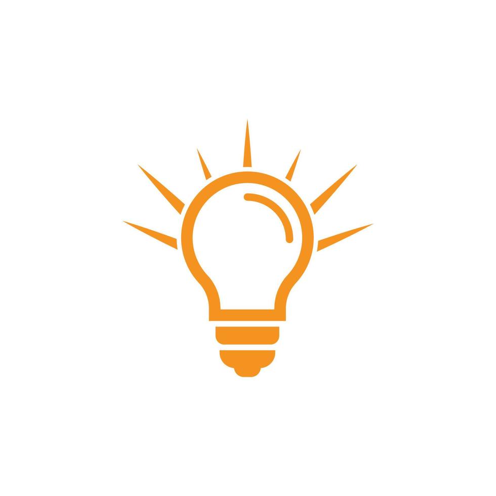 Bulb logo vector