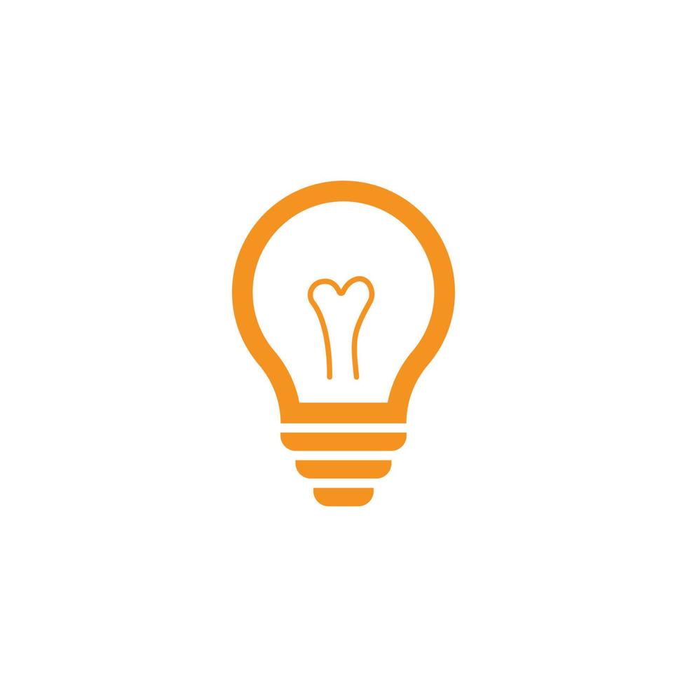 Bulb logo vector