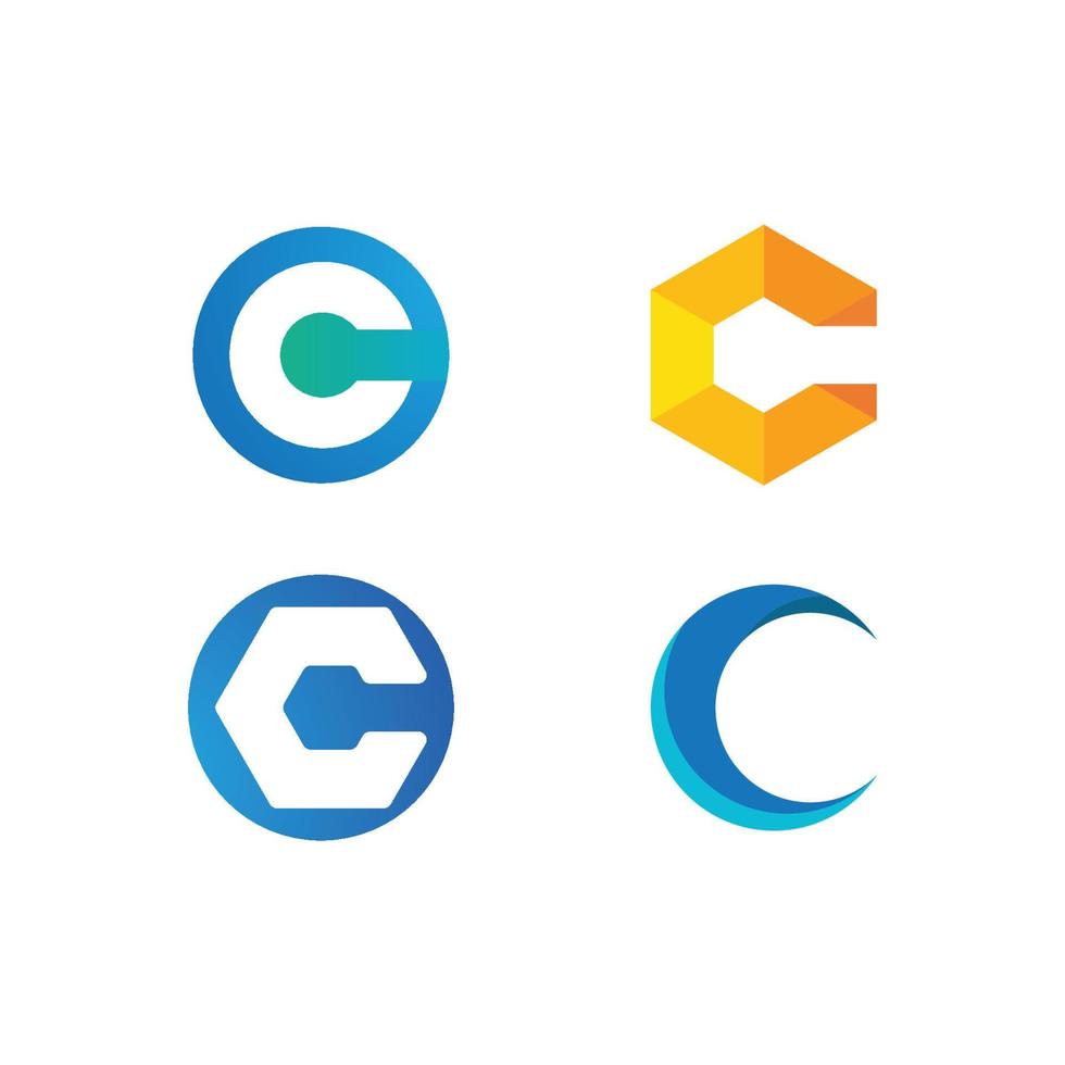 c Letter Alphabet vector
