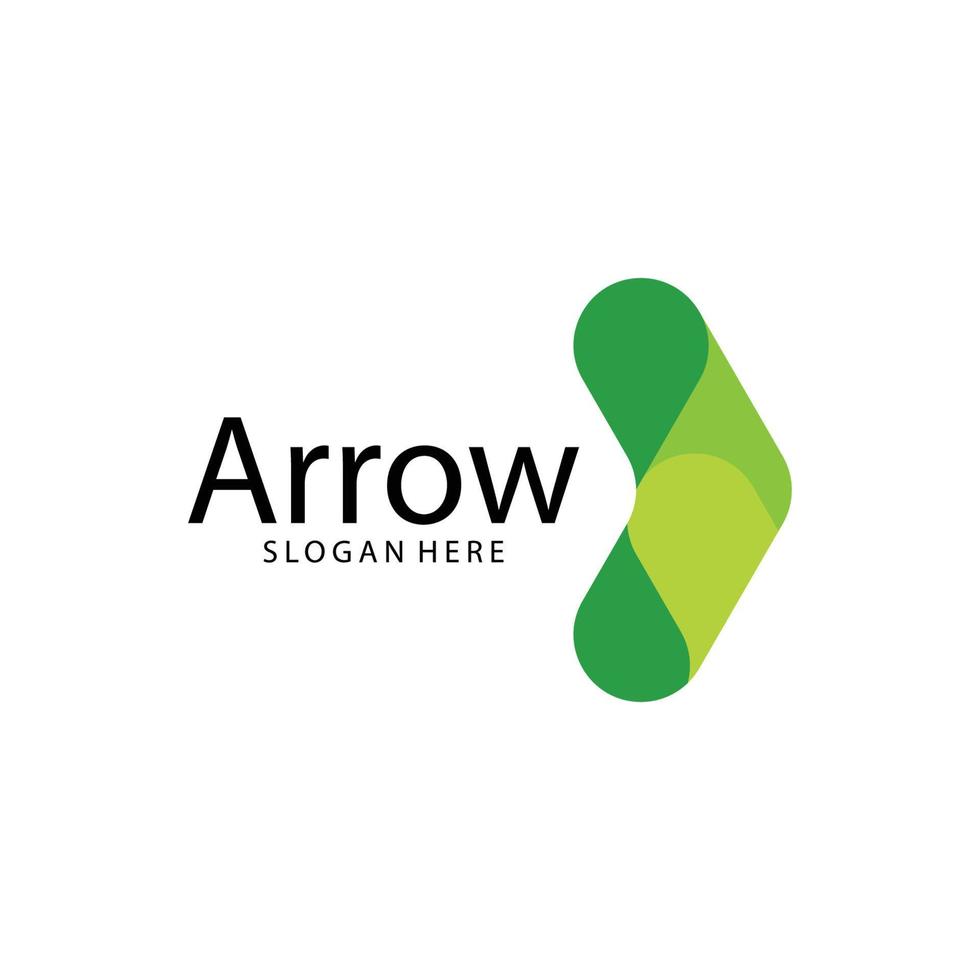 Arrow ilustration logo vector