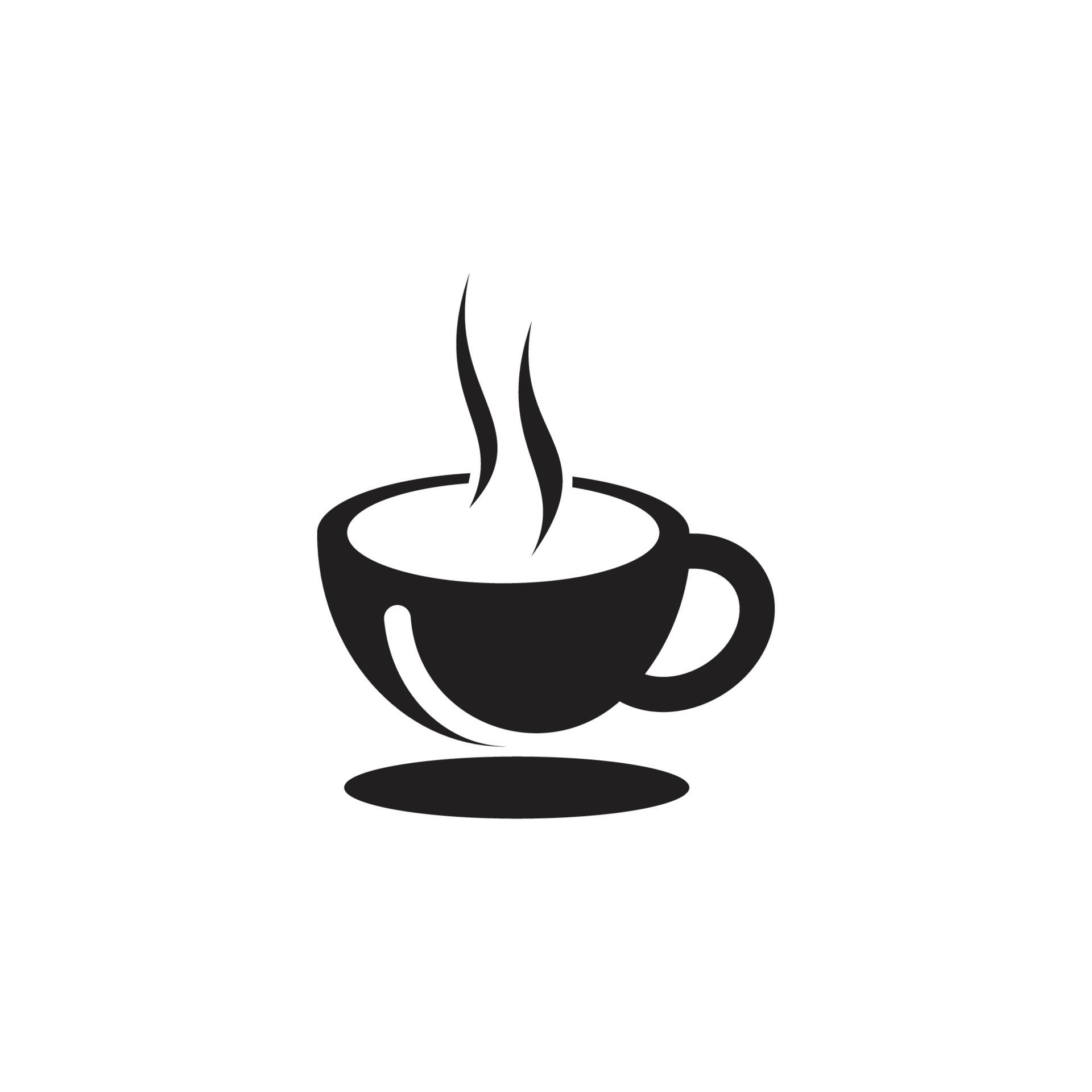 coffee glass logo 18889701 Vector Art at Vecteezy