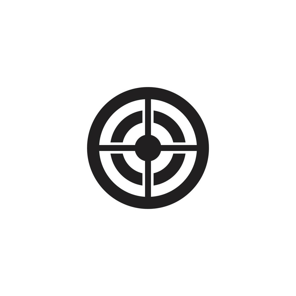 Target icon vector