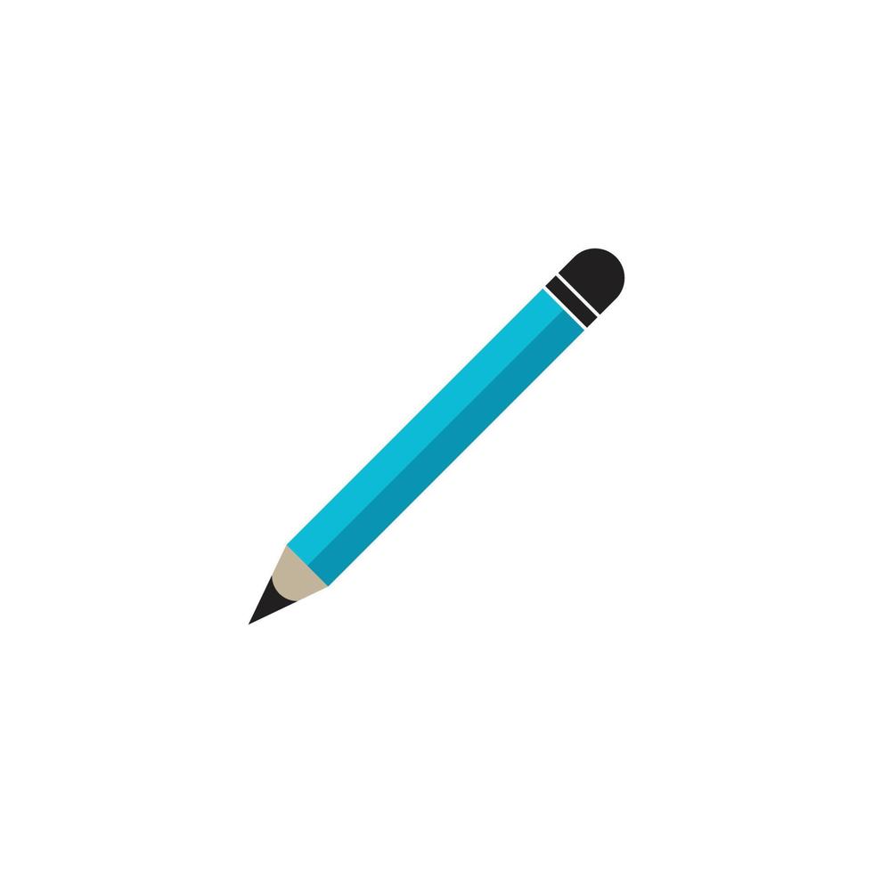 icono de logotipo de lápiz vector