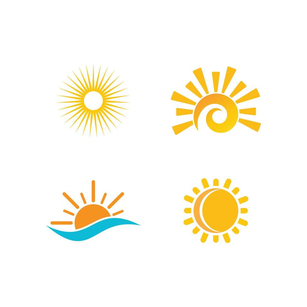 vector de ilustración de sol