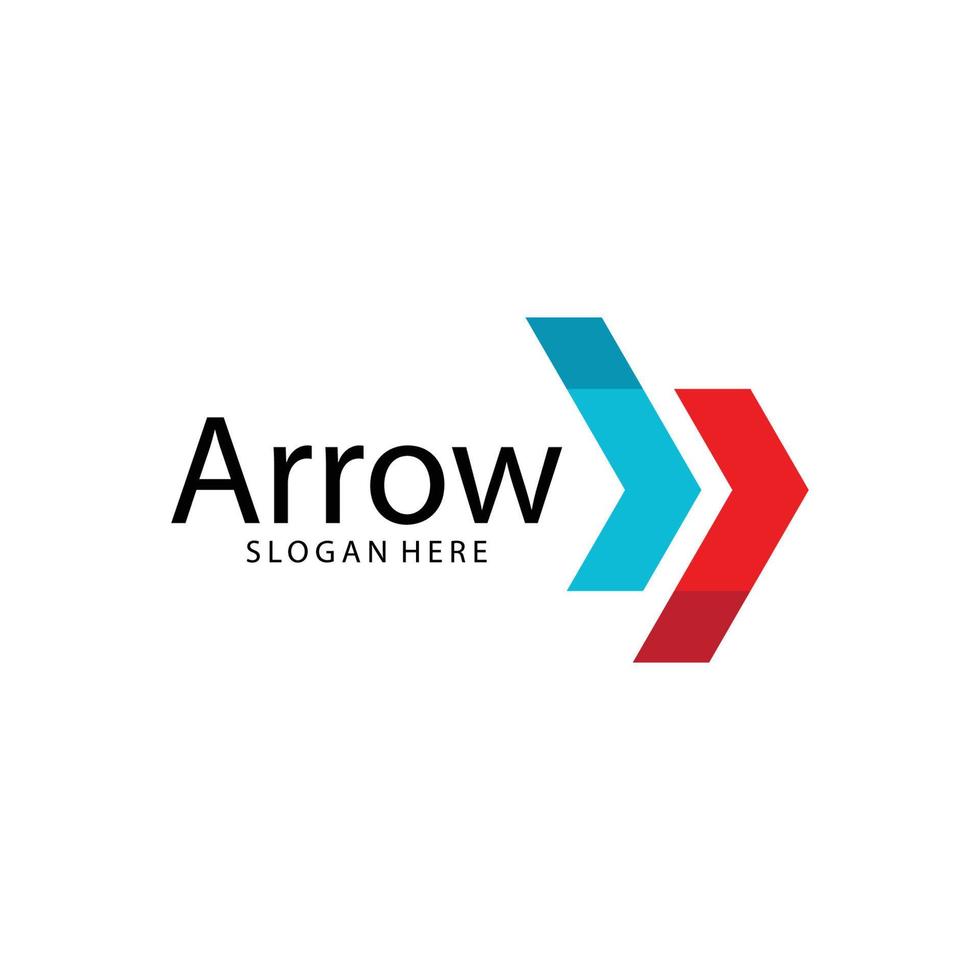 Arrow ilustration logo vector