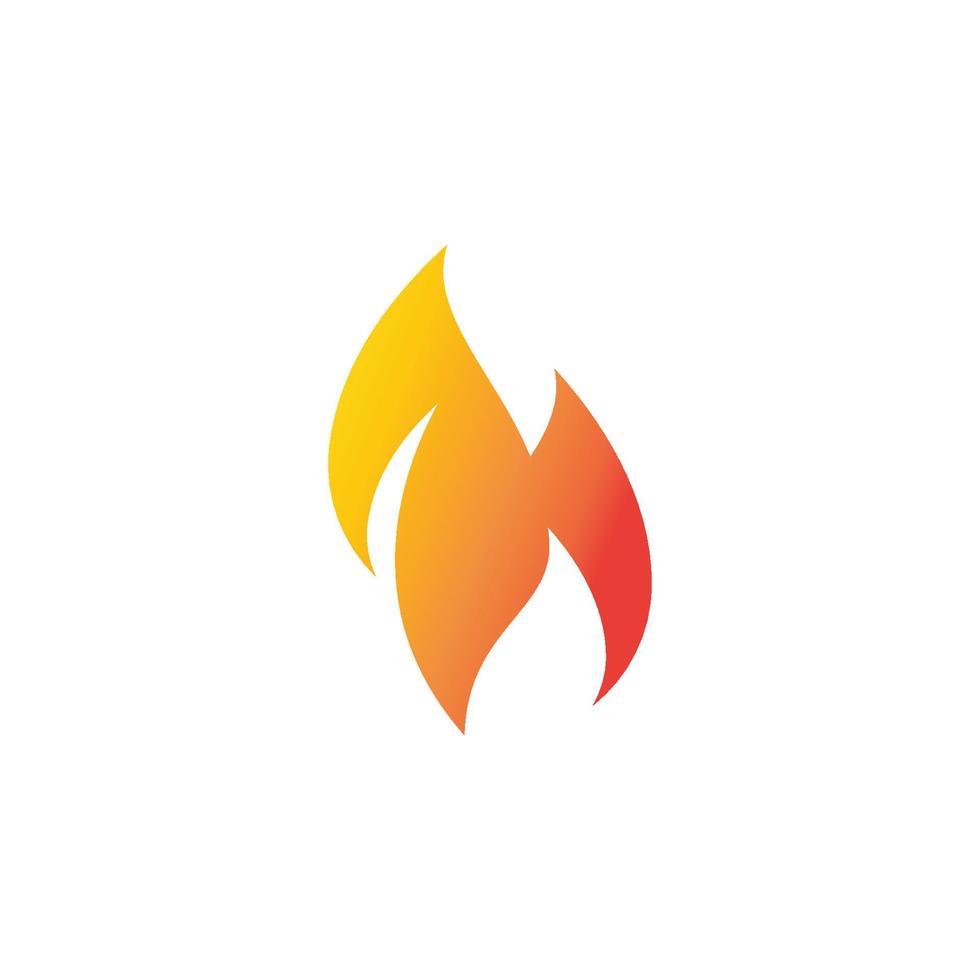 logo de llama de fuego vector