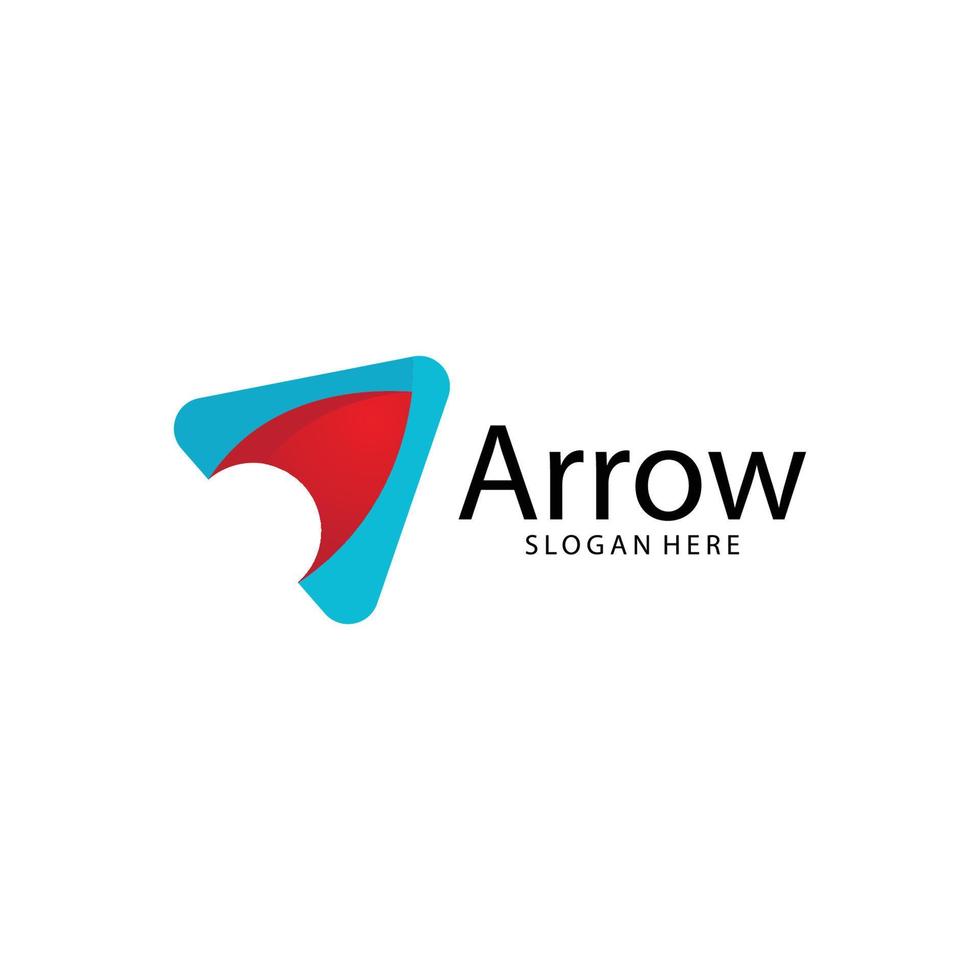 Arrow ilustration logo vector