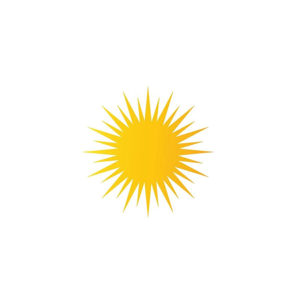 sun ilustration logo vector