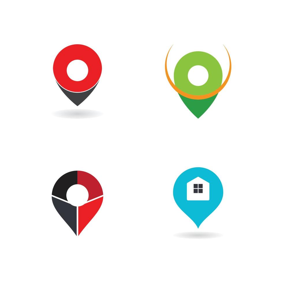 Location point Logo vector