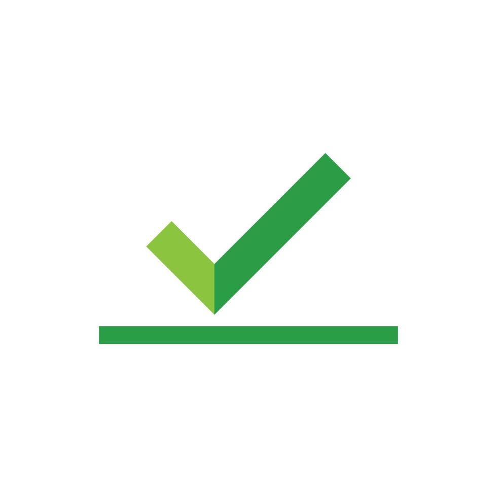Check mark V Letter Logo vector