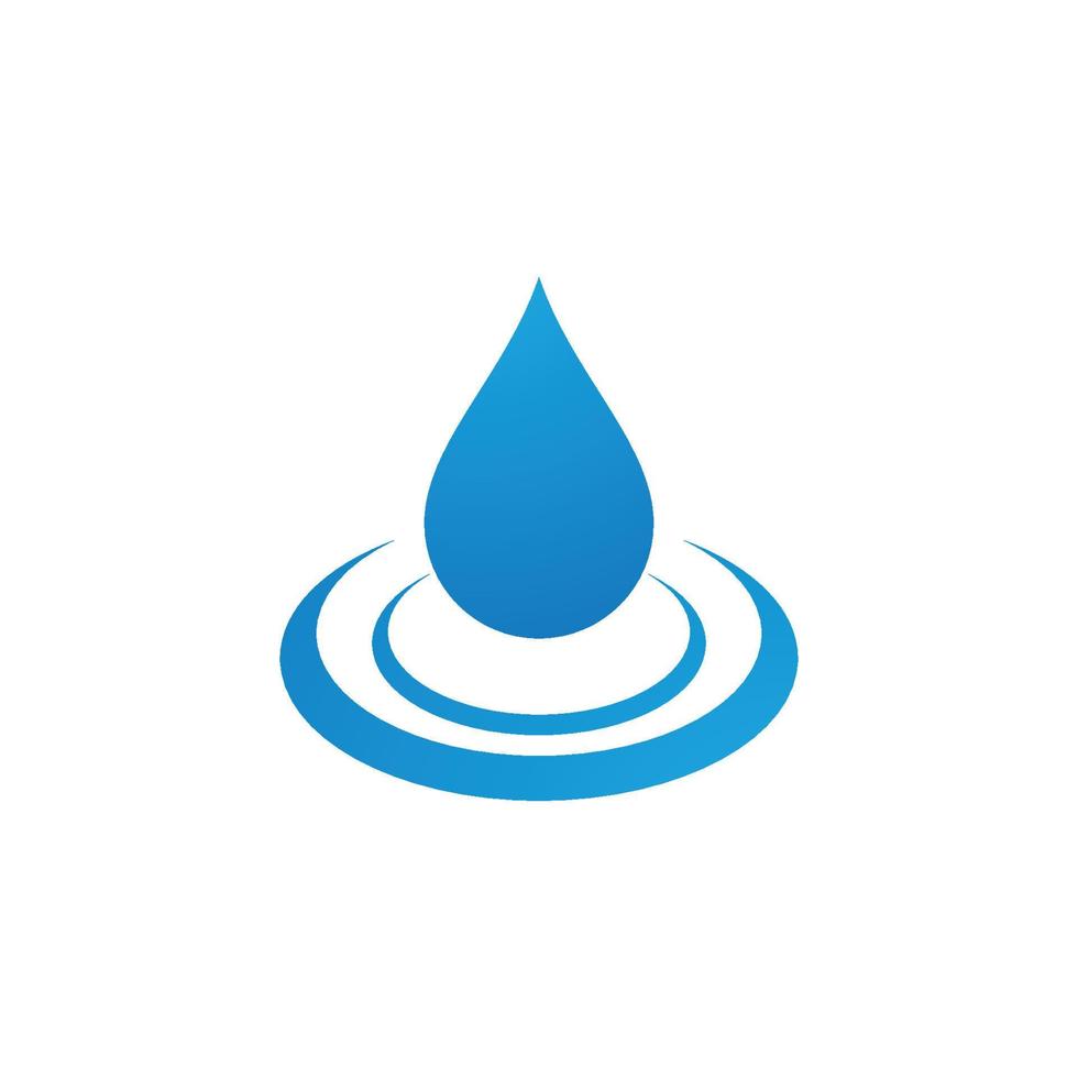 logotipo de gota de agua vector