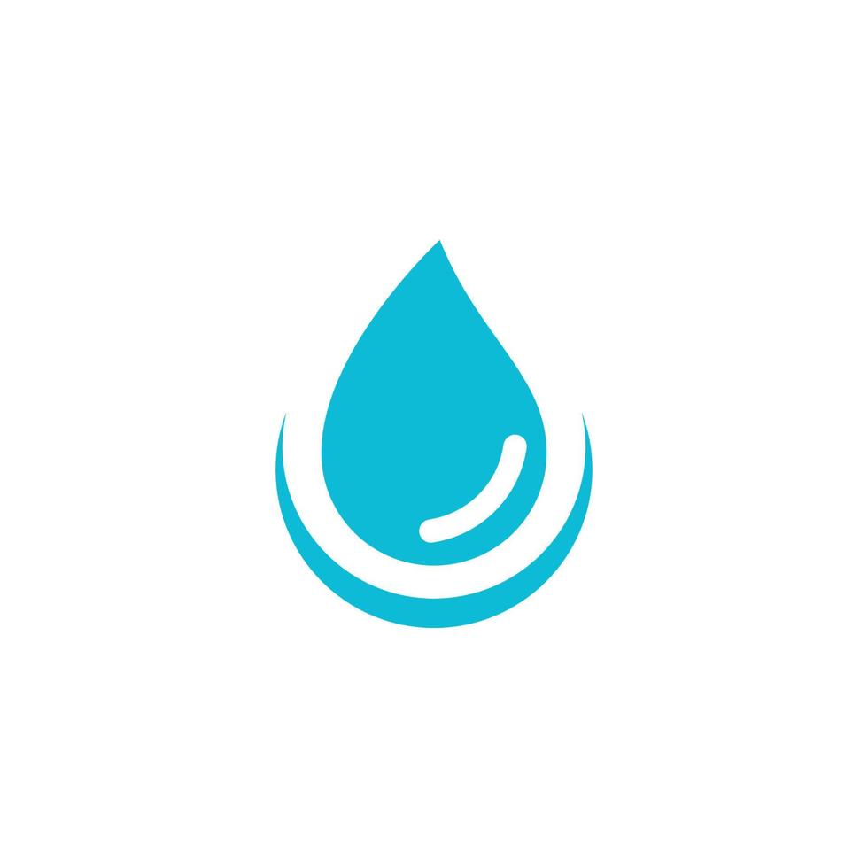 logotipo de gota de agua vector