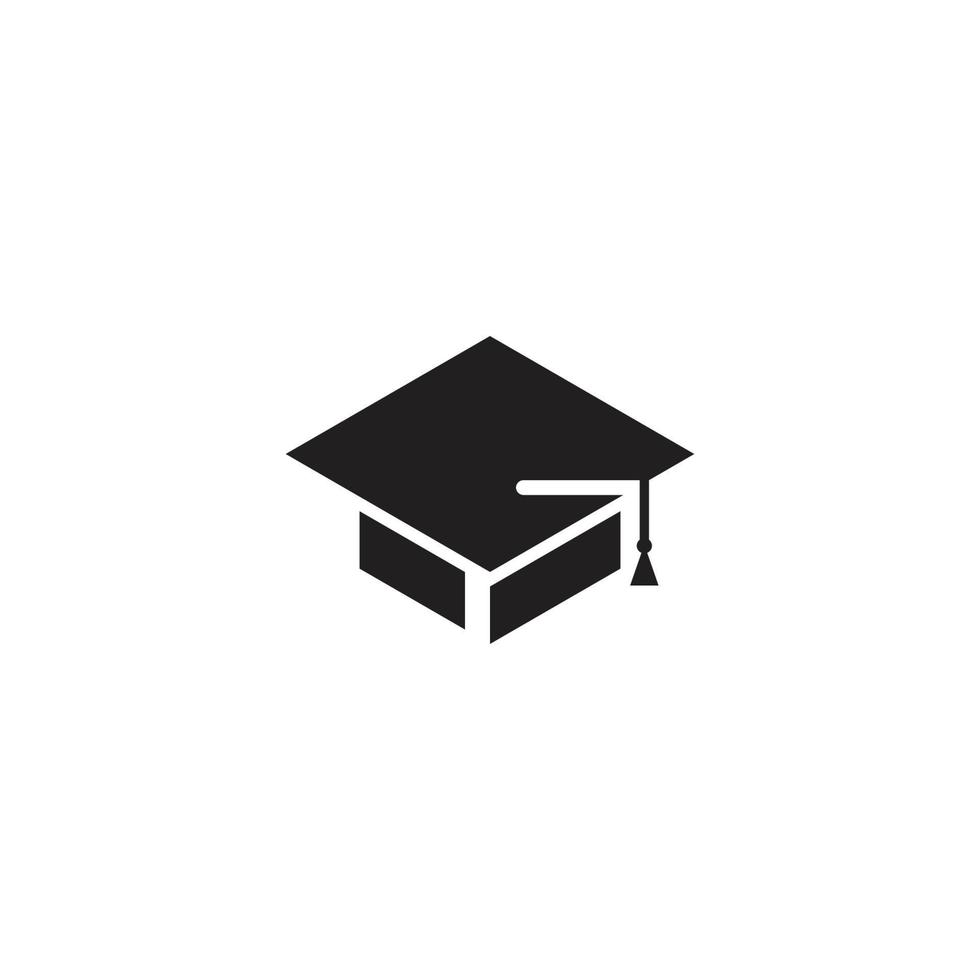 toga cap logo vector