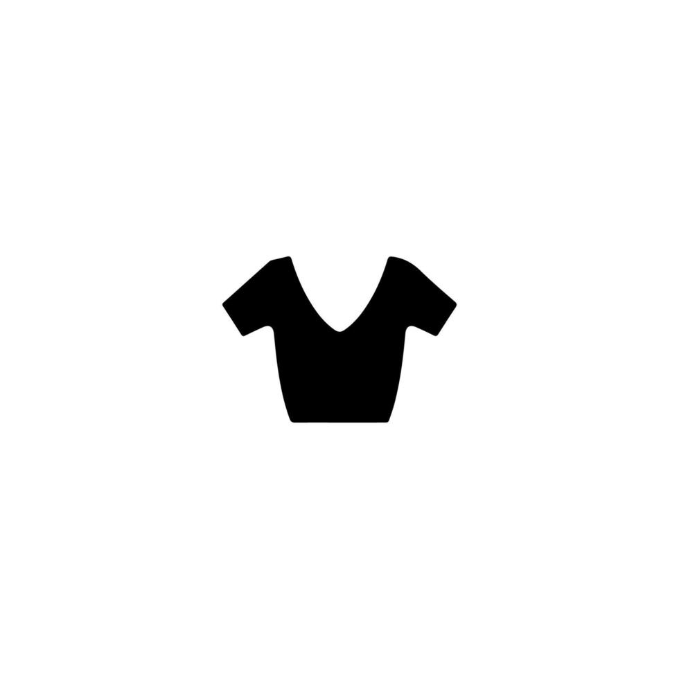 T-shirt icon. Simple style clothe shop big sale poster background symbol. T-shirt brand logo design element. T-shirt printing. Vector for sticker.