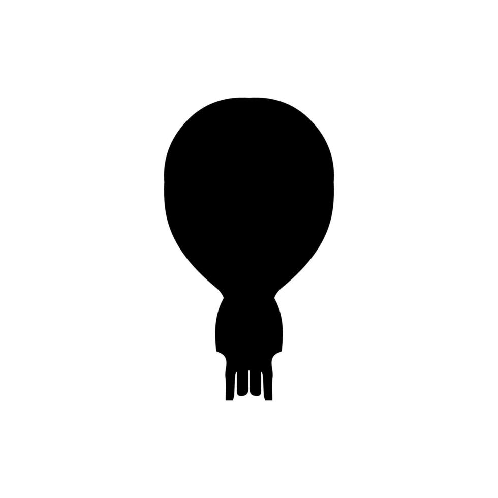Bulb icon. Simple style creative idea poster background symbol. Bulb brand logo design element. Bulb t-shirt printing. Vector for sticker.