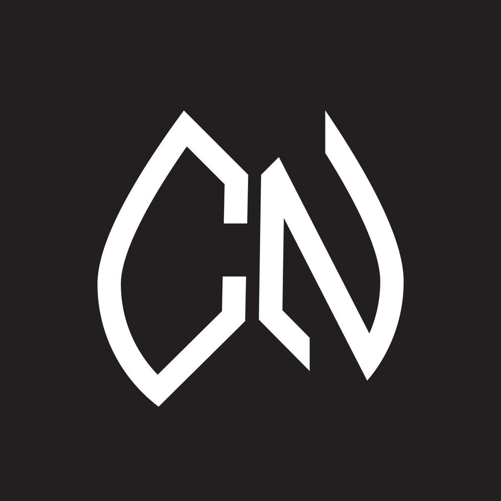 CN letter logo design.CN creative initial CN letter logo design . CN creative initials letter logo concept. vector