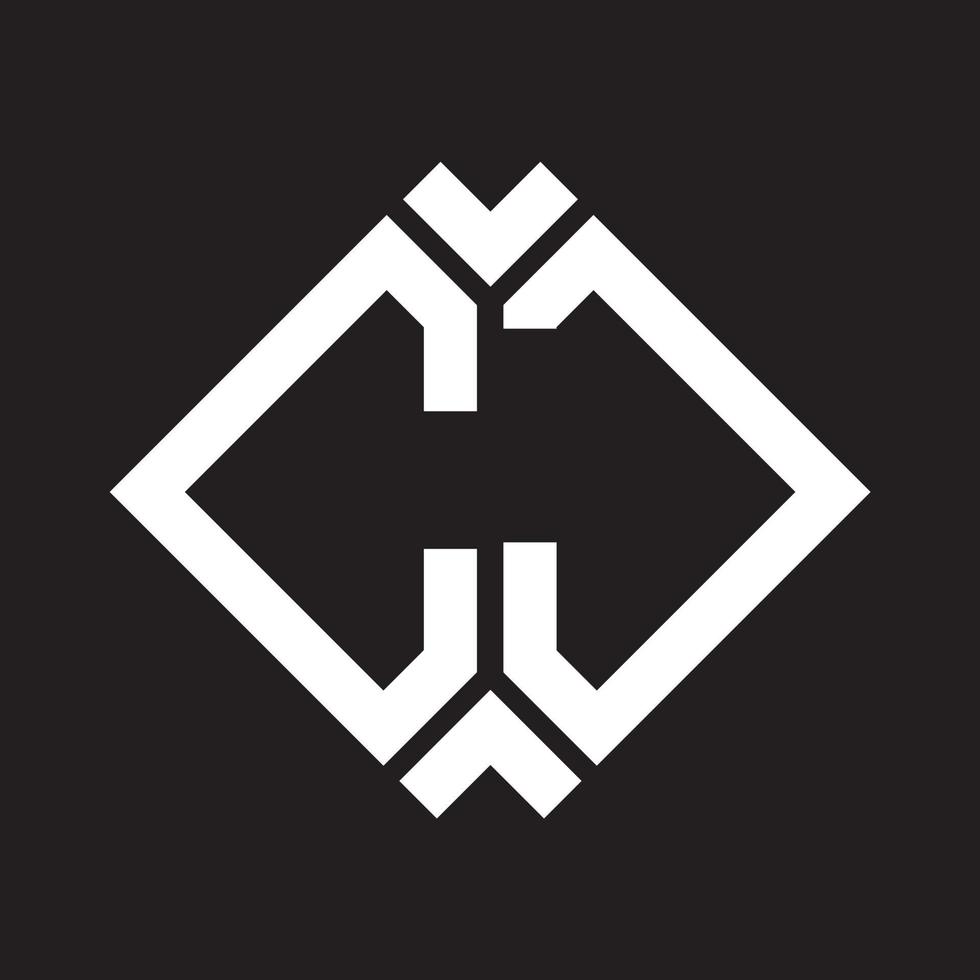 diseño del logotipo de la letra cj.cj diseño inicial creativo del logotipo de la letra cj. concepto de logotipo de letra de iniciales creativas cj. vector