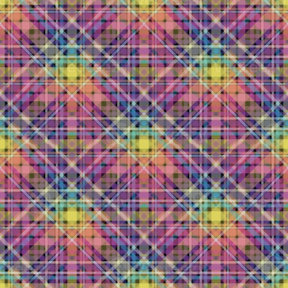 Colorful rainbow seamless pattern plaid background photo