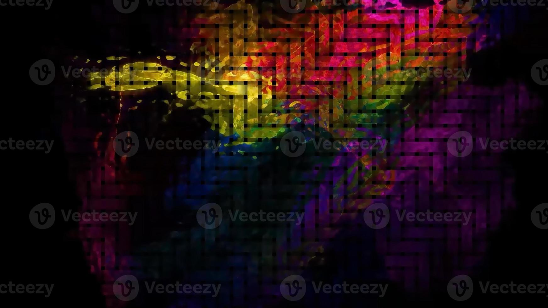 Geometric Abstract Pattern Digital Rendering photo