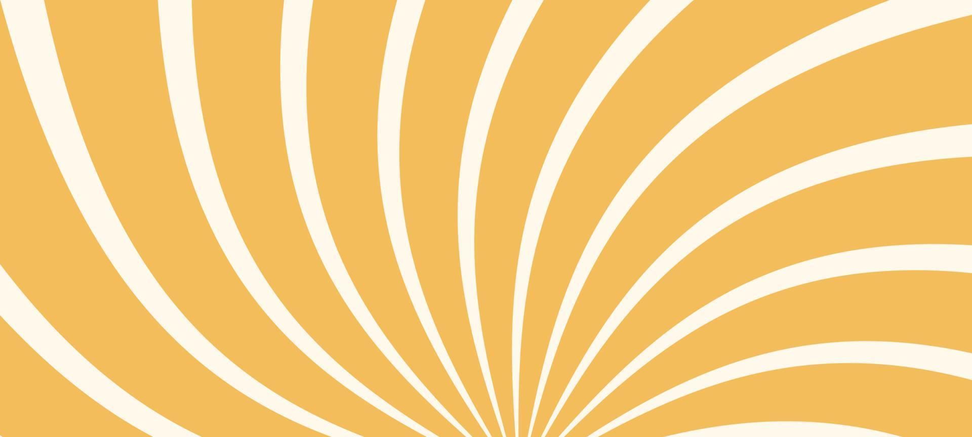 Sun rays Retro style background. Yellow Sunburst light Pattern. Vector