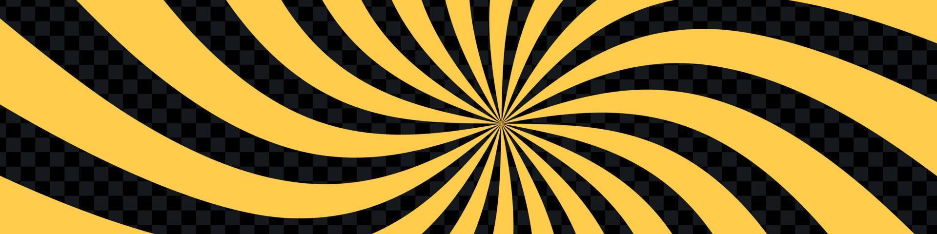 Sun rays Retro style background. Yellow Sunburst light Pattern. Vector illustration