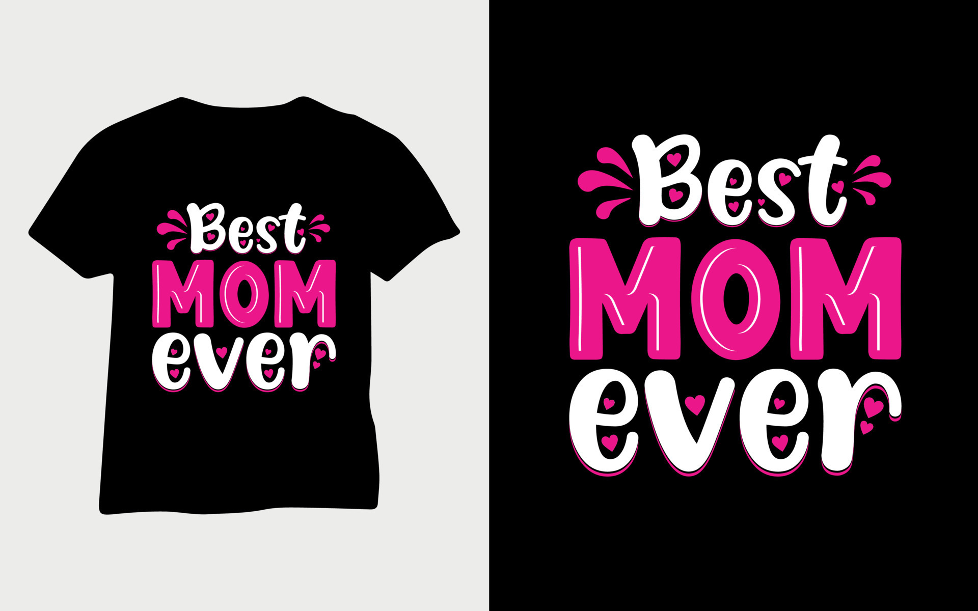 Best mom ever happy mother's day best typography t-shirt vector, svg ...