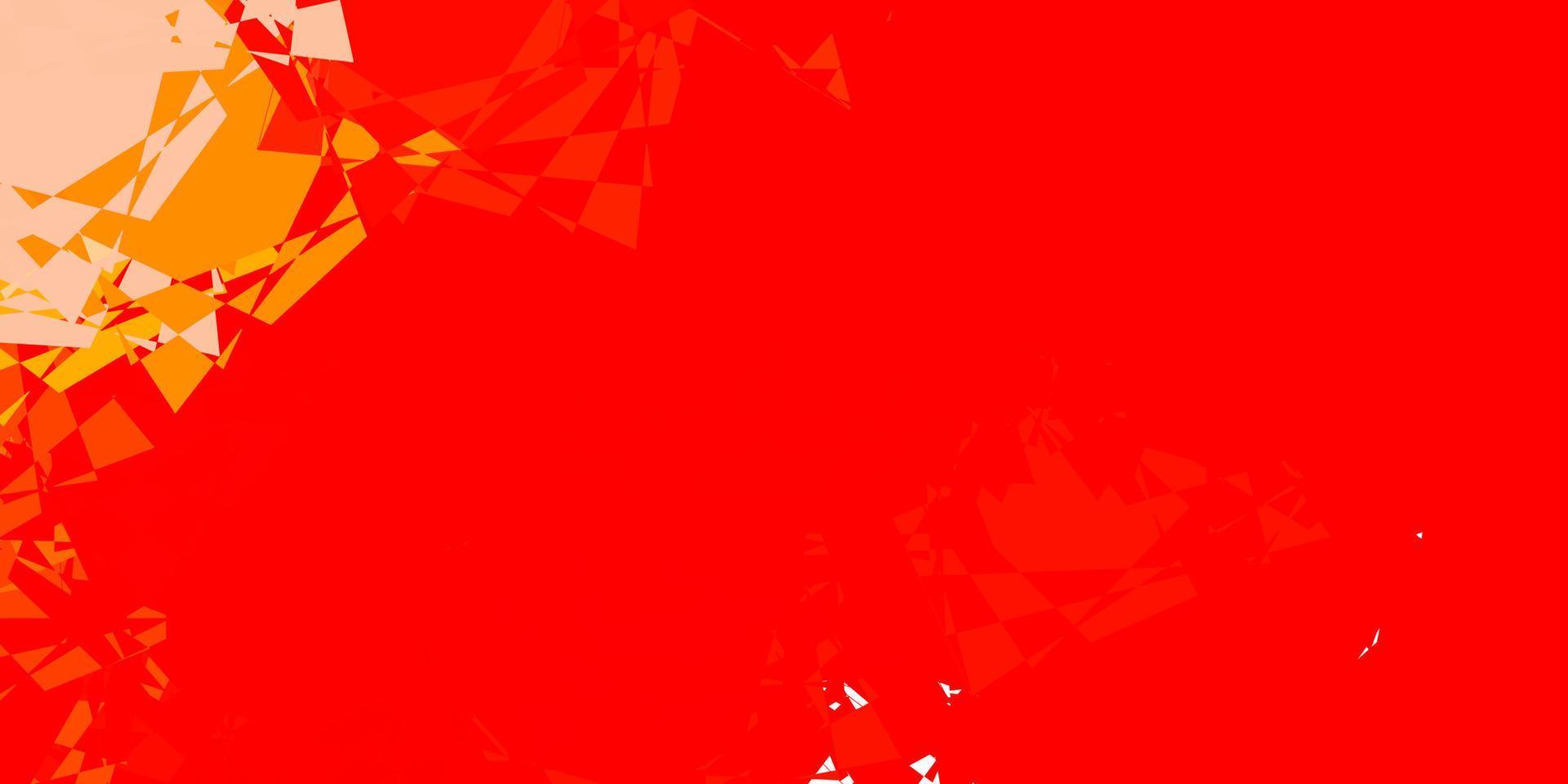 Light Red, Yellow vector template with triangle shapes.