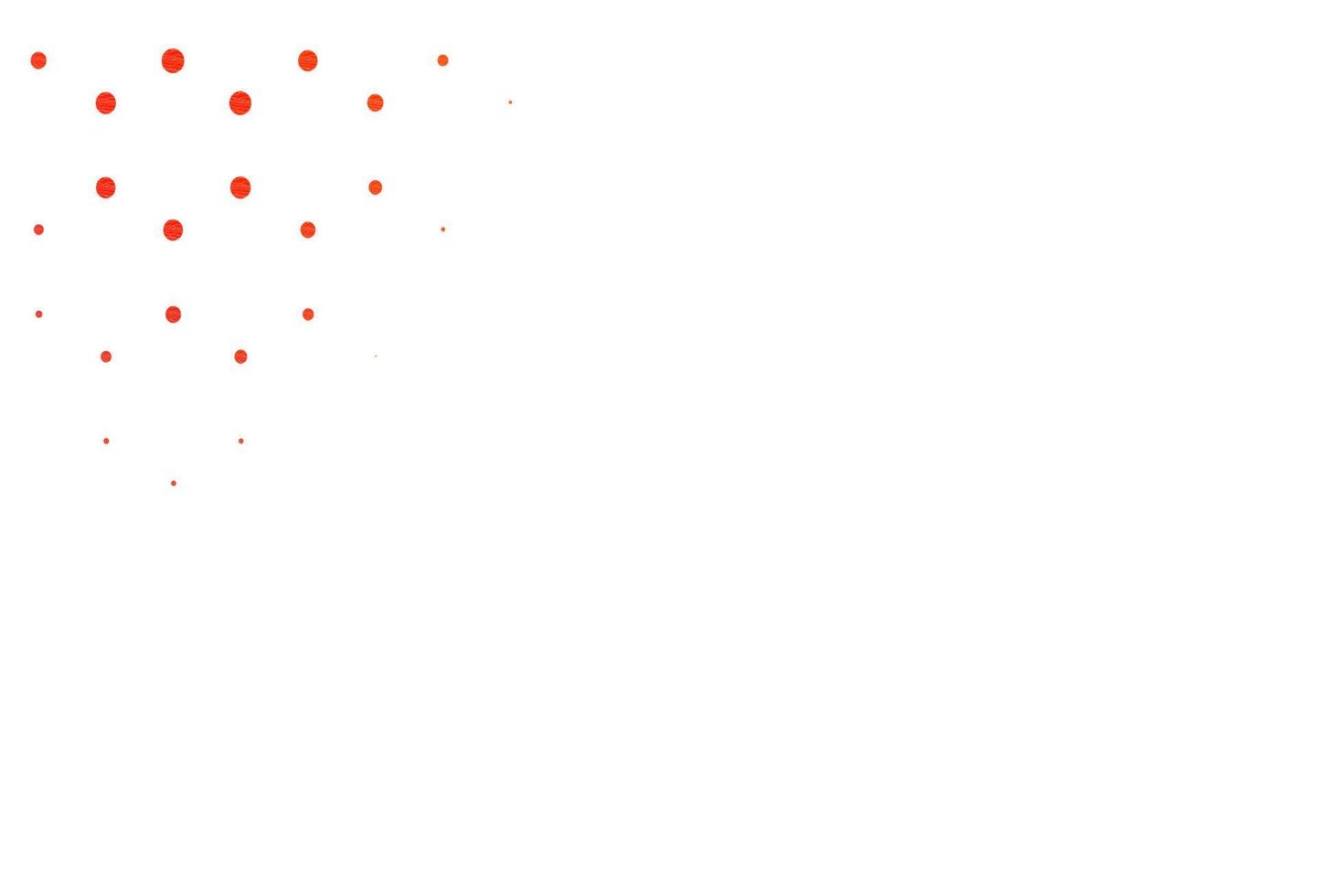 Light yellow, orange vector background with bubbles.