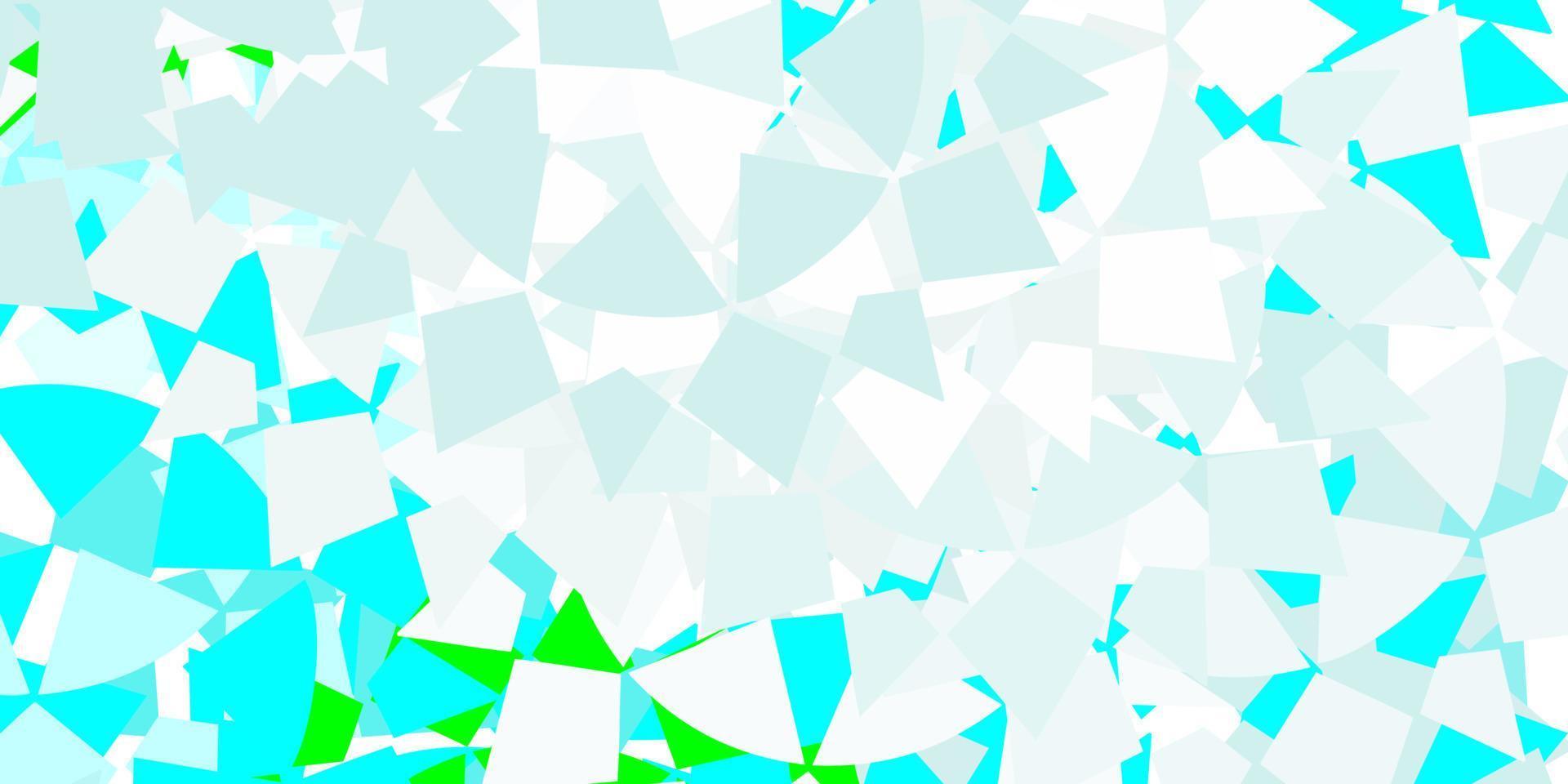 Light blue vector background with triangles.