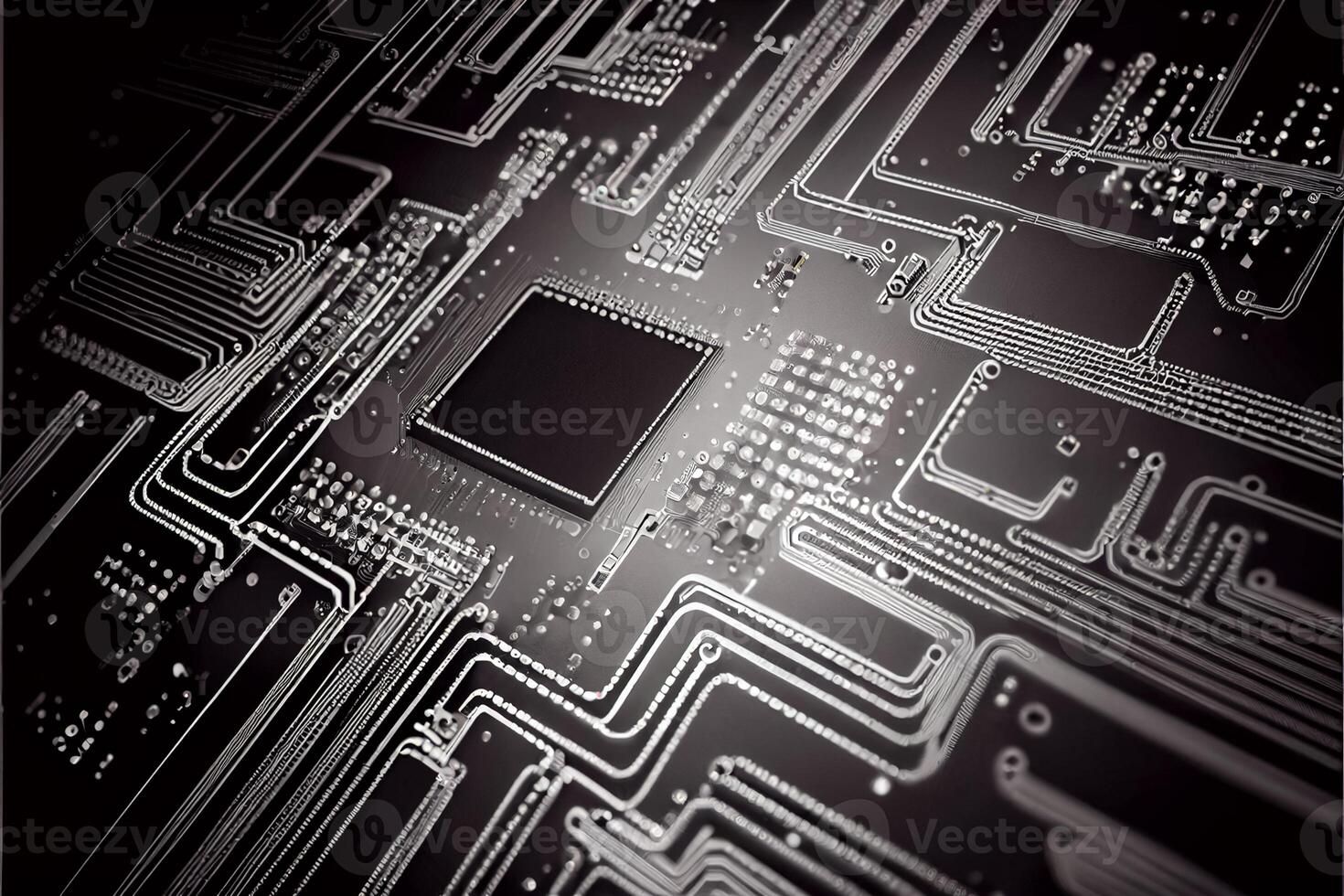 Abstract Electronic Circuit Board Background photo