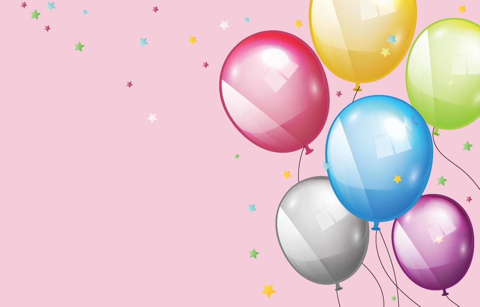 Colorful Balloon Background vector