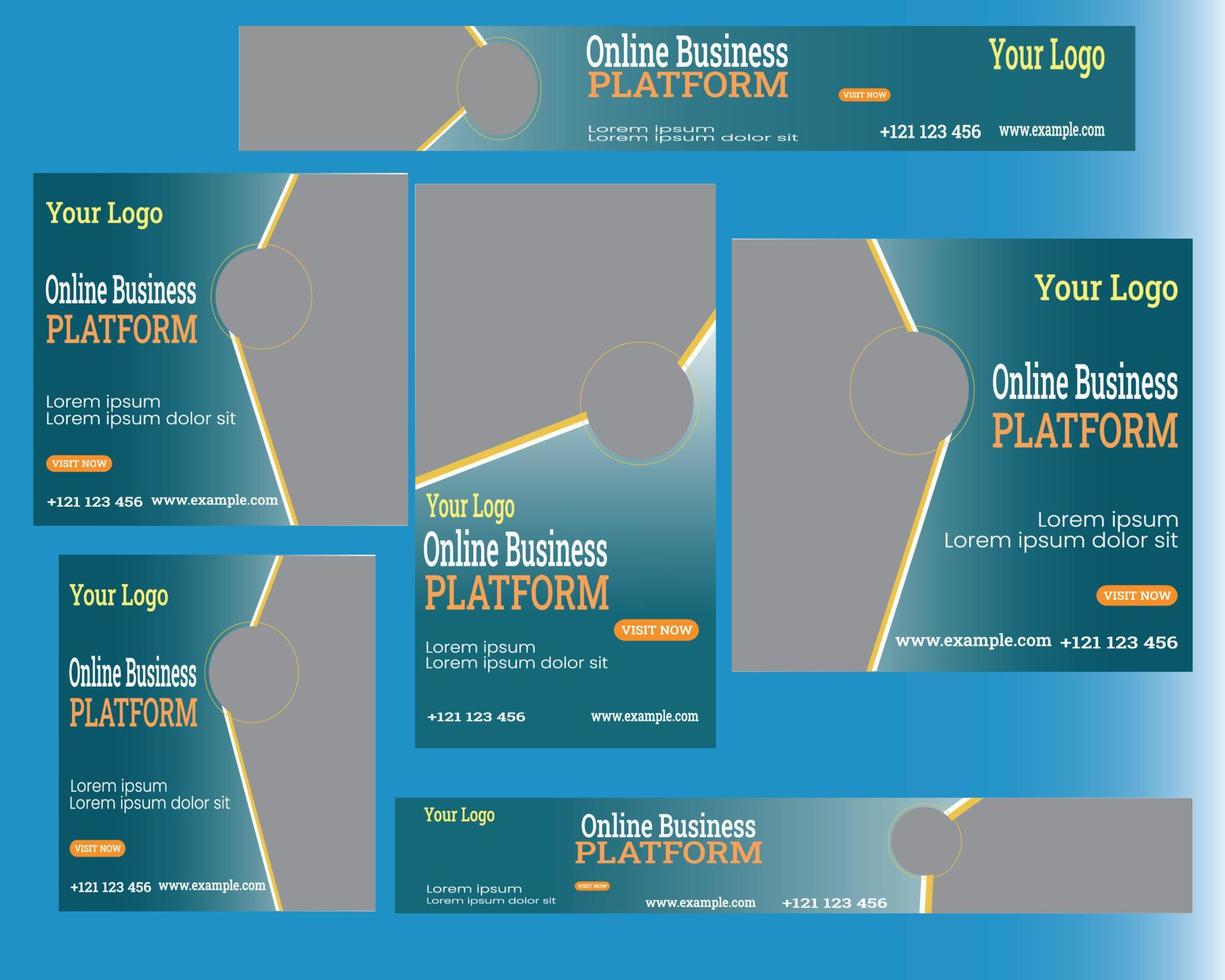 Creative web banner design. Brand new design. vector