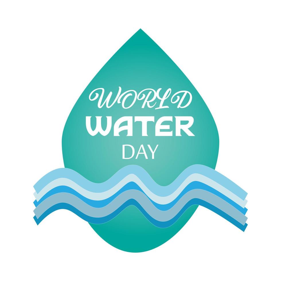 World Water Day vector