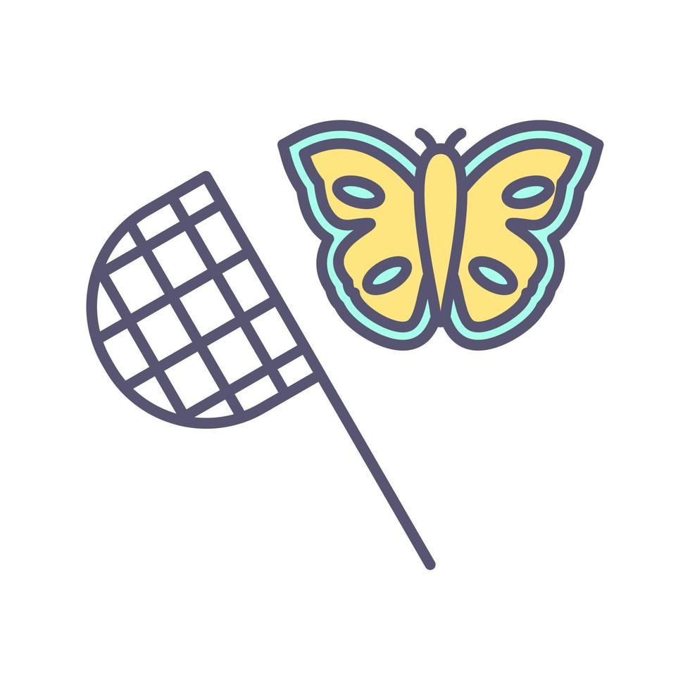 Butterfly Catcher Vector Icon