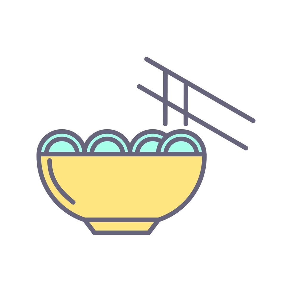 Chinese food Vector Icon