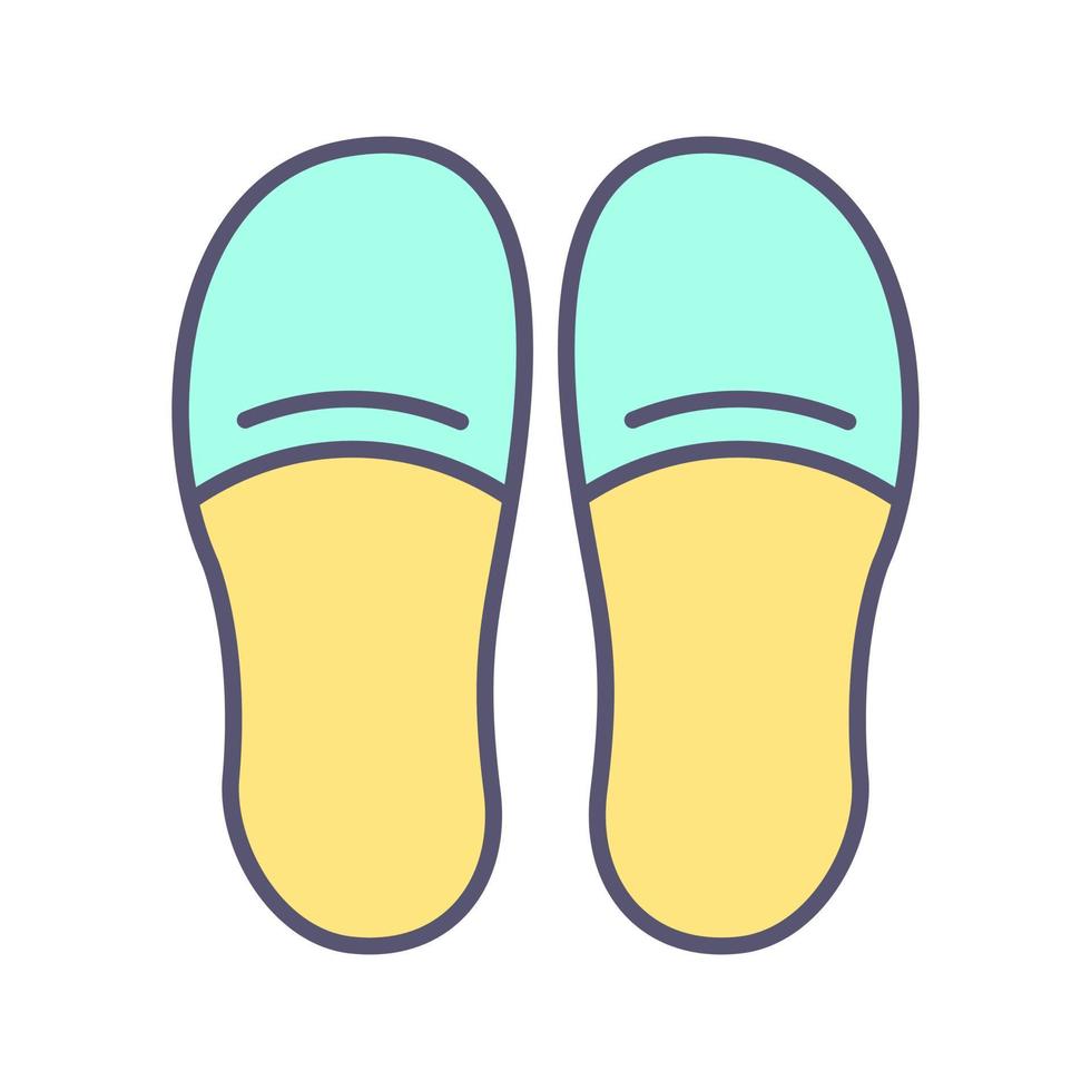 Slippers Vector Icon