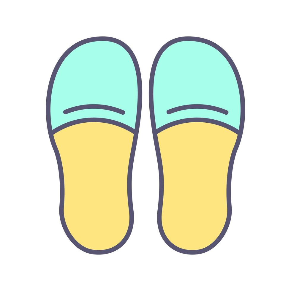 Slippers Vector Icon