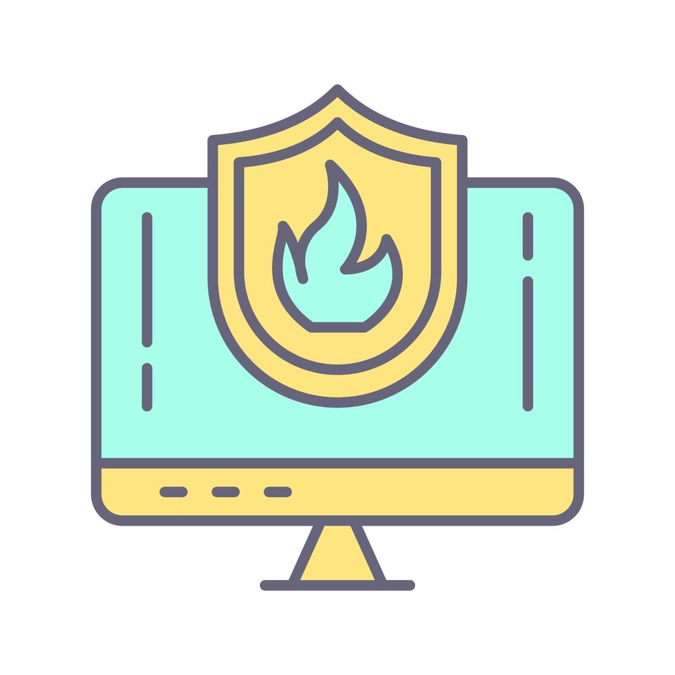 Firewall Vector Icon