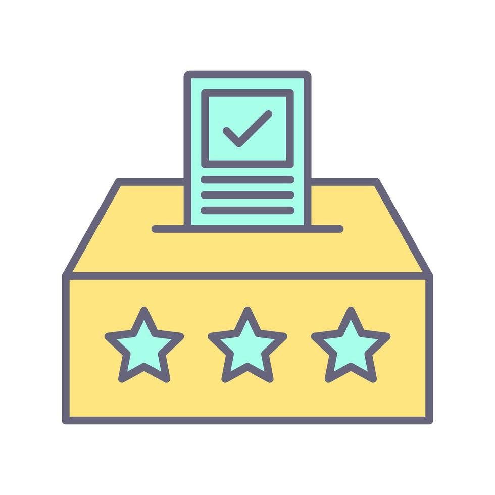 Ballot Vector Icon