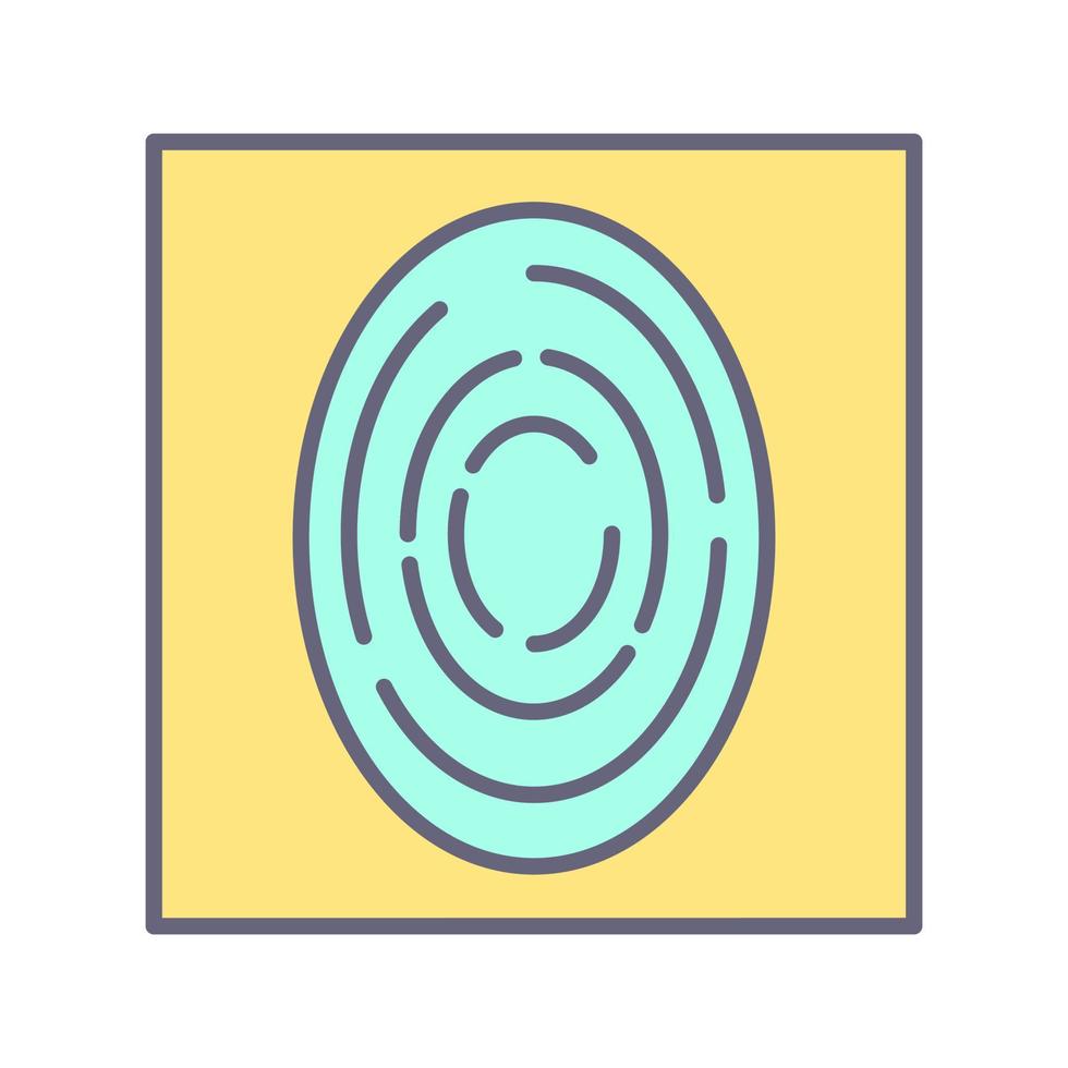 Fingerprint Vector Icon