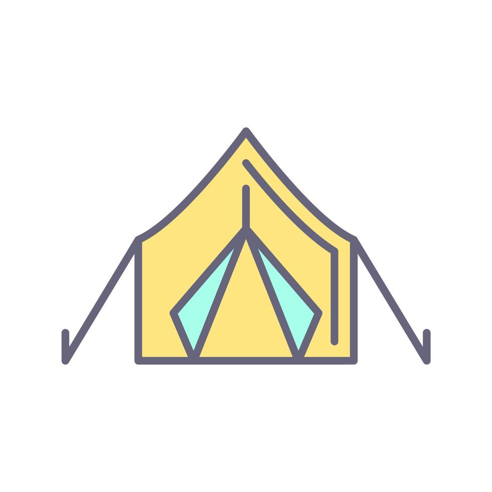 Tent Vector Icon