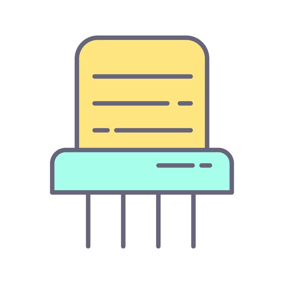 Paper Shredder Vector Icon