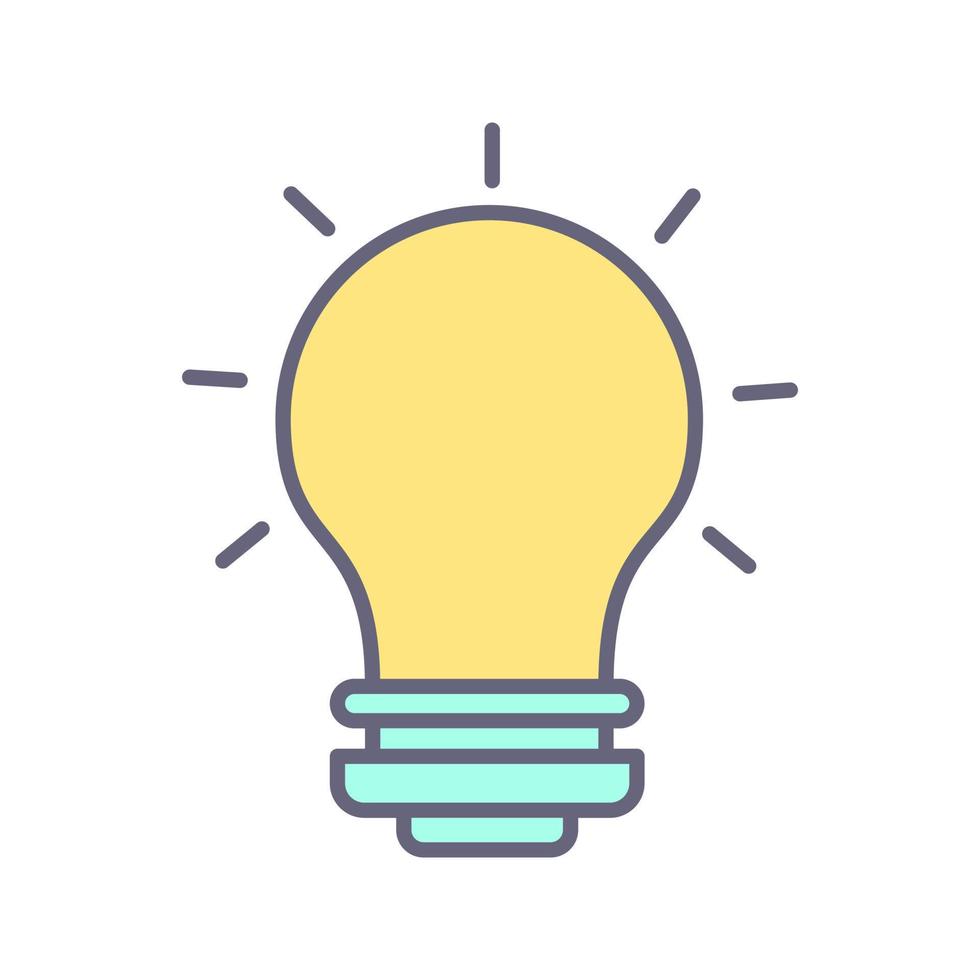 Light Bulb Vector Icon