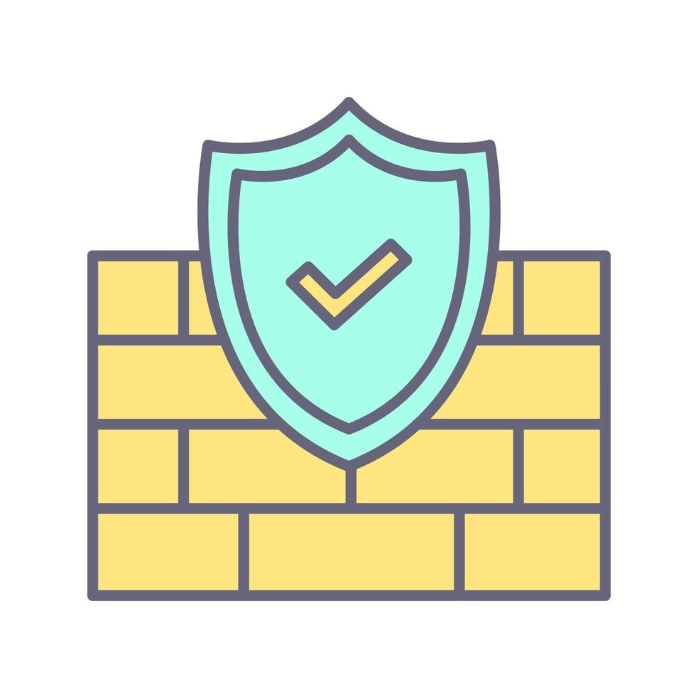 FireWall Vector Icon