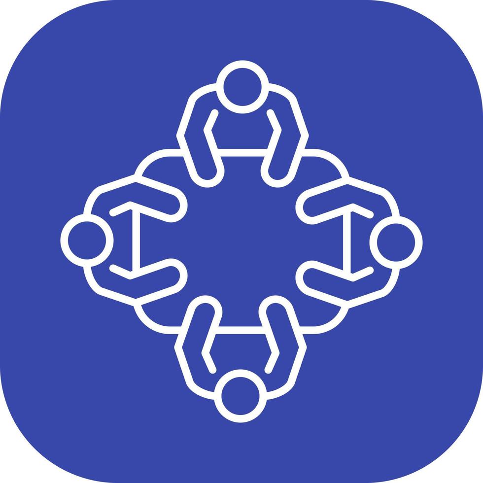 Staff Meeting Vector Icon
