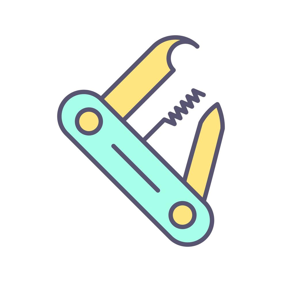 Swiss Army Knife Vector Icon