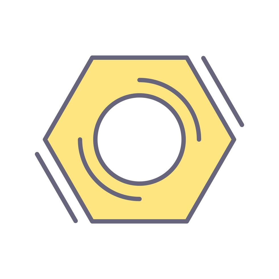 Nut Vector Icon
